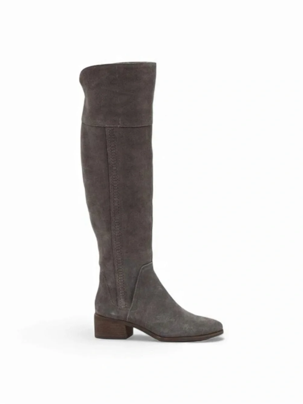 Vince Camuto Gray Suede Over-the-Knee Boots